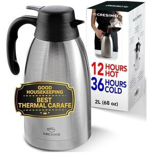NEW Thermal Coffee Carafe Beverage Dispenser Insulated 68oz